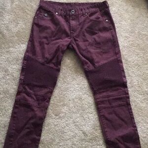 BLK DNM Purple Chinos & Khakis